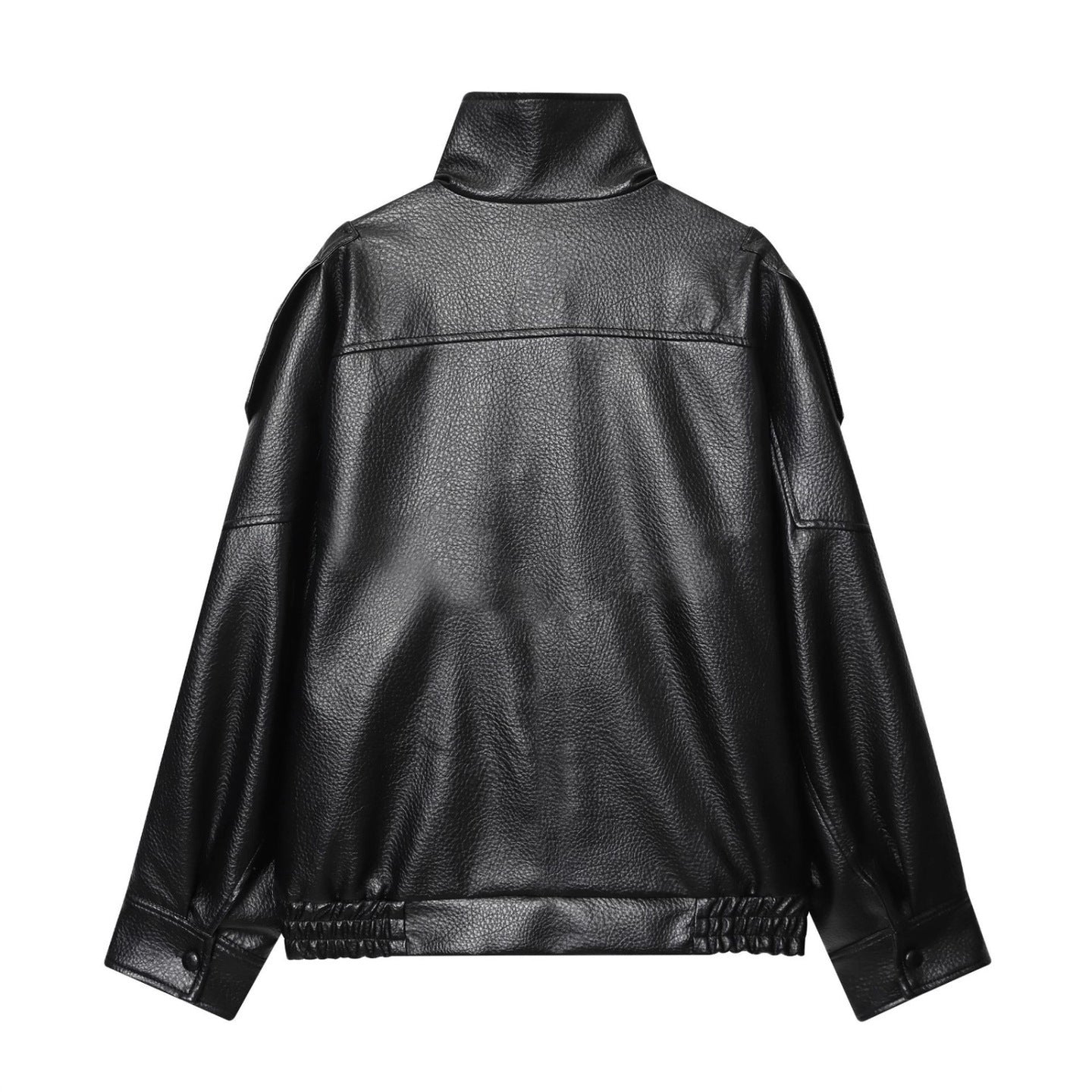 Beatriz | Casaco Feminino de Pele Sintética Estilo Streetwear