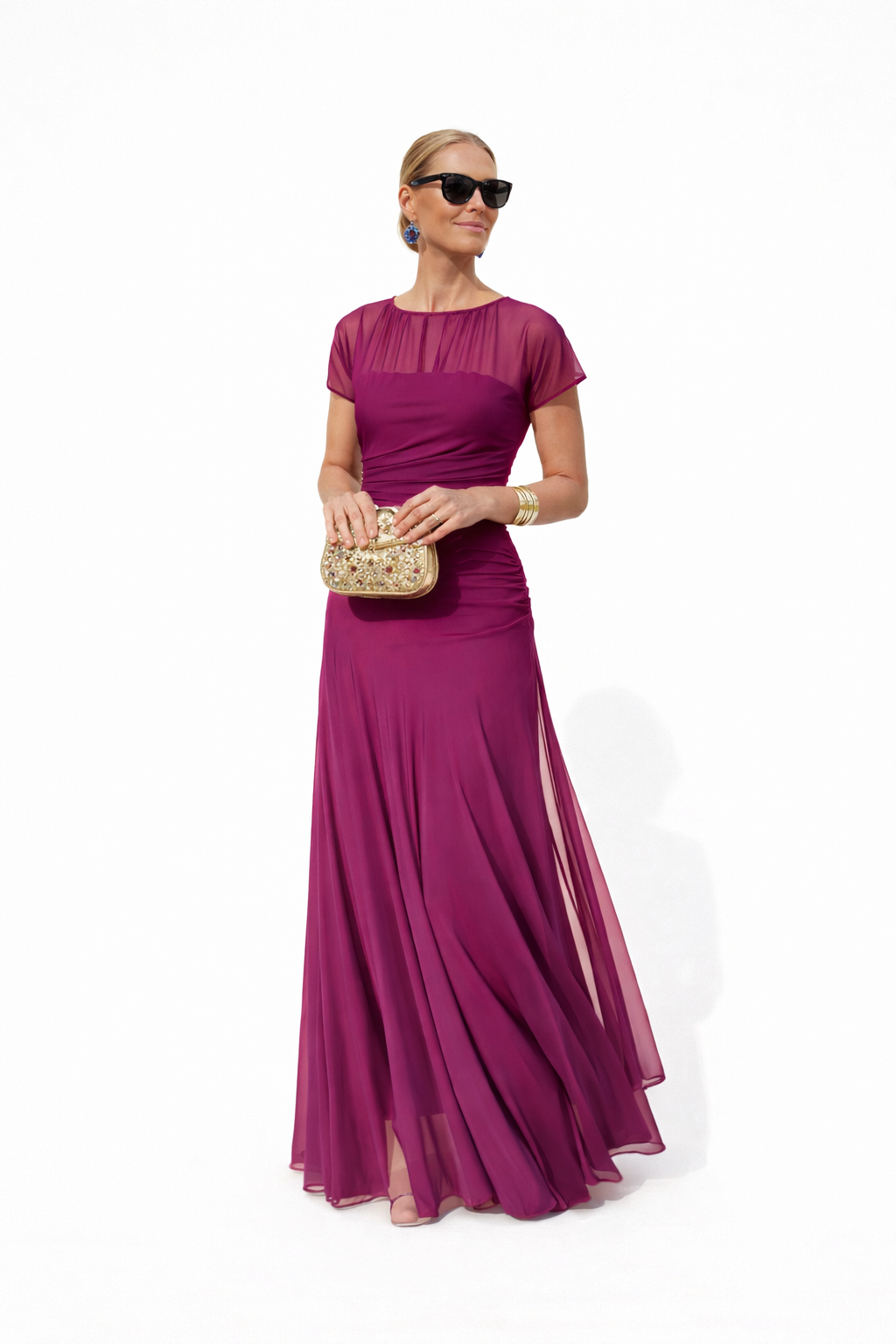 Veloria | Vestido Floral Largo Elegante para Mulher