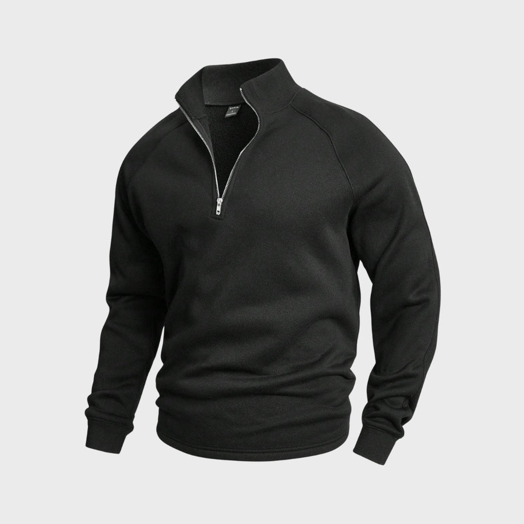 António - Pullover com fecho de meia altura