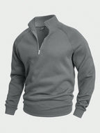 António - Pullover com fecho de meia altura