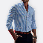 Artur - Camisa Clássica às Riscas