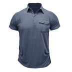 Camisa de algodão com bolsos