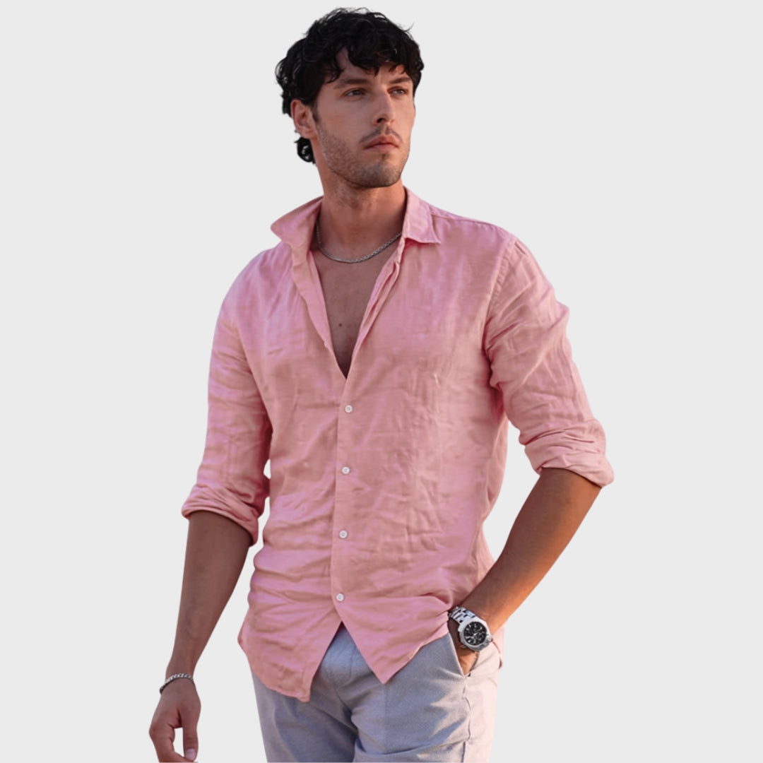 Leonardo - Camisa de Linho Casual