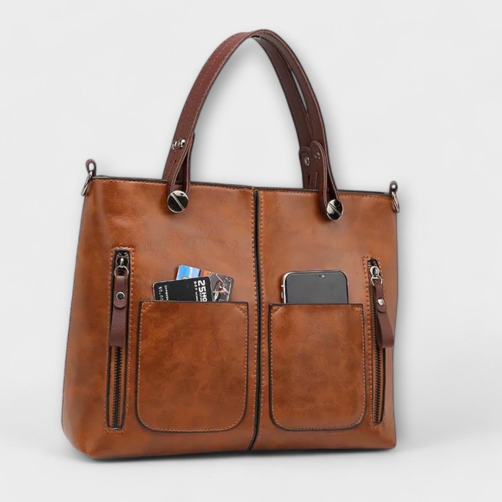 Maria - Bolsa couro elegante