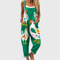 Constança - Macacão estampado confortável