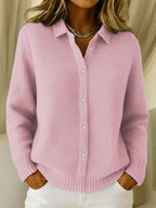 Eva | Clássico Cardigan de Malha com Botões
