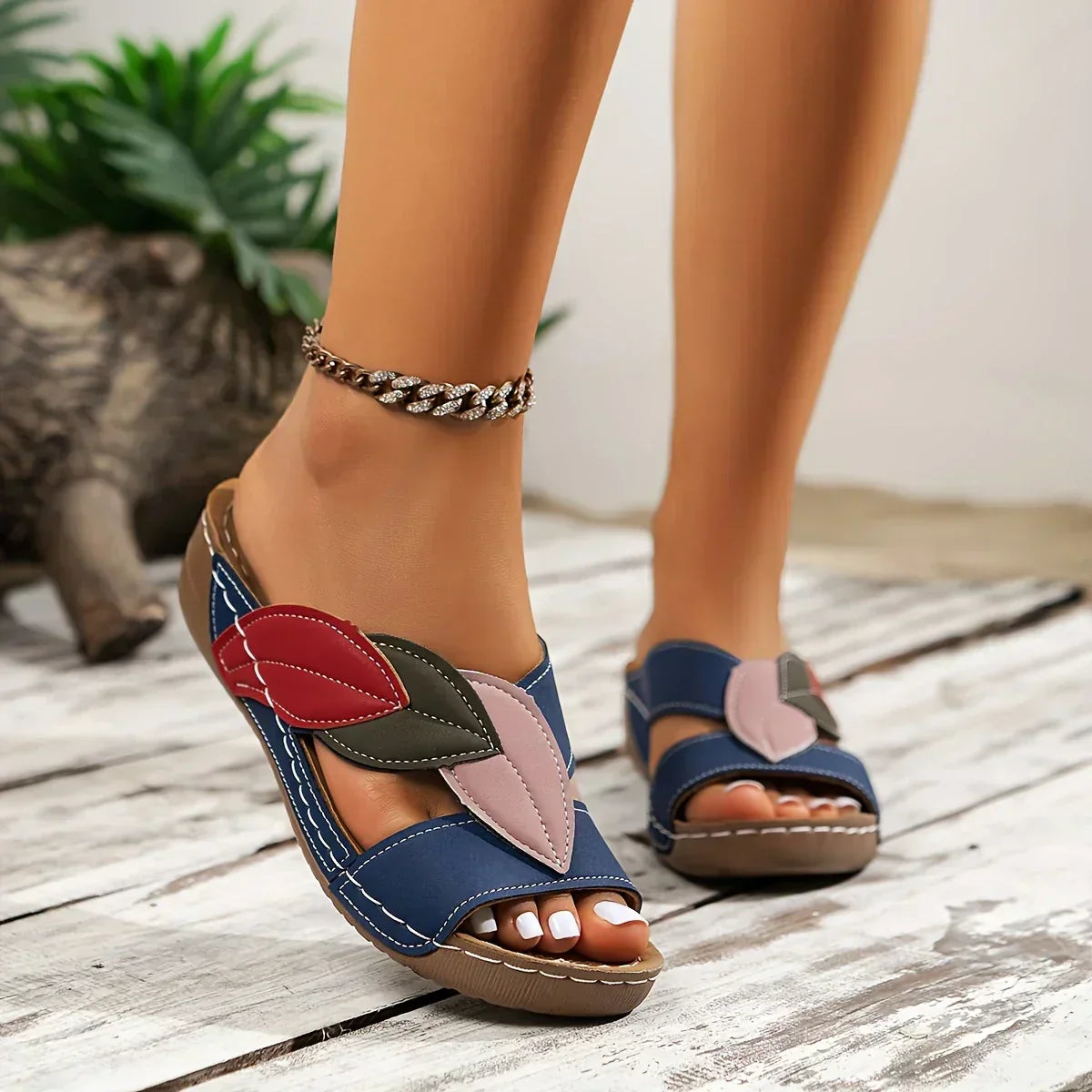 Serena - Sandálias Slip-On