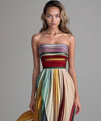 Asia| Vestido de Mulher longo casual premium