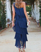 Valeria | Vestido Boho de Mulher com Franjas