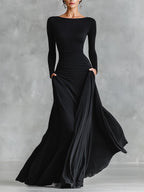 Norfy - Roupa elegante com pregas fluidas