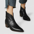 Camila - Botins de Luxo com Salto Baixo