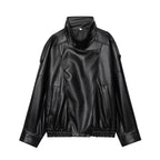 Beatriz | Casaco Feminino de Pele Sintética Estilo Streetwear