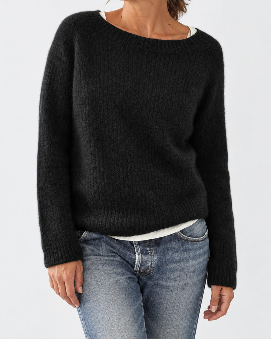 Bruna – camisola de malha de cor única