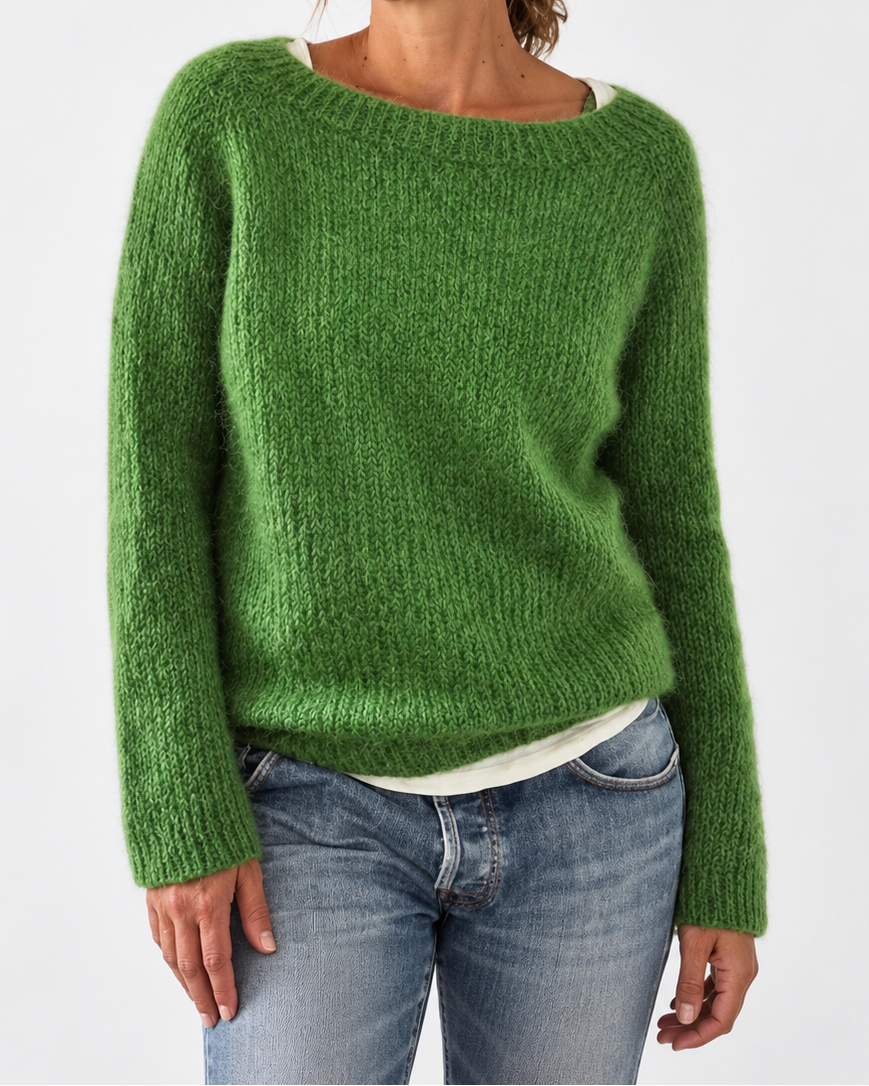 Bruna – camisola de malha de cor única