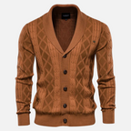 Francisco - Cardigan Argyle Mistura Suave