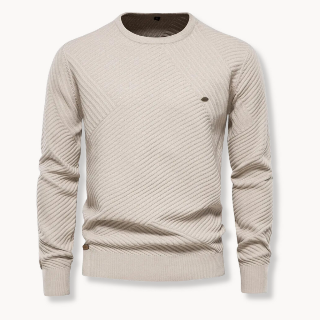 Miguel - Pullover Gola Redonda Canelado