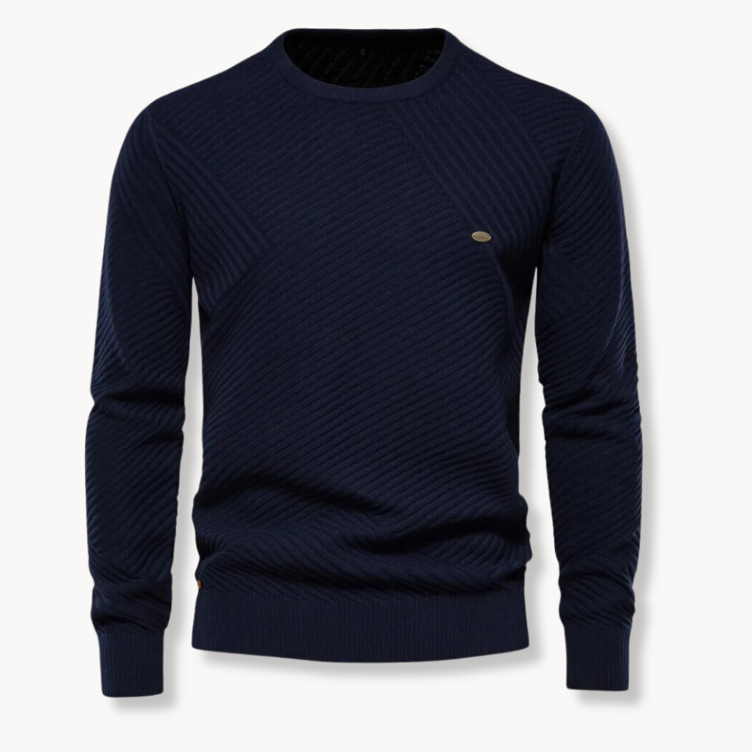 Miguel - Pullover Gola Redonda Canelado