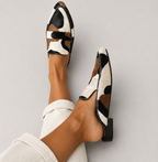 Amália - Mocassins com padrão abstrato