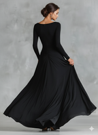Norfy - Roupa elegante com pregas fluidas
