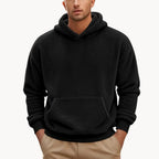 Hoodie - Mistura de Fleece com Capuz