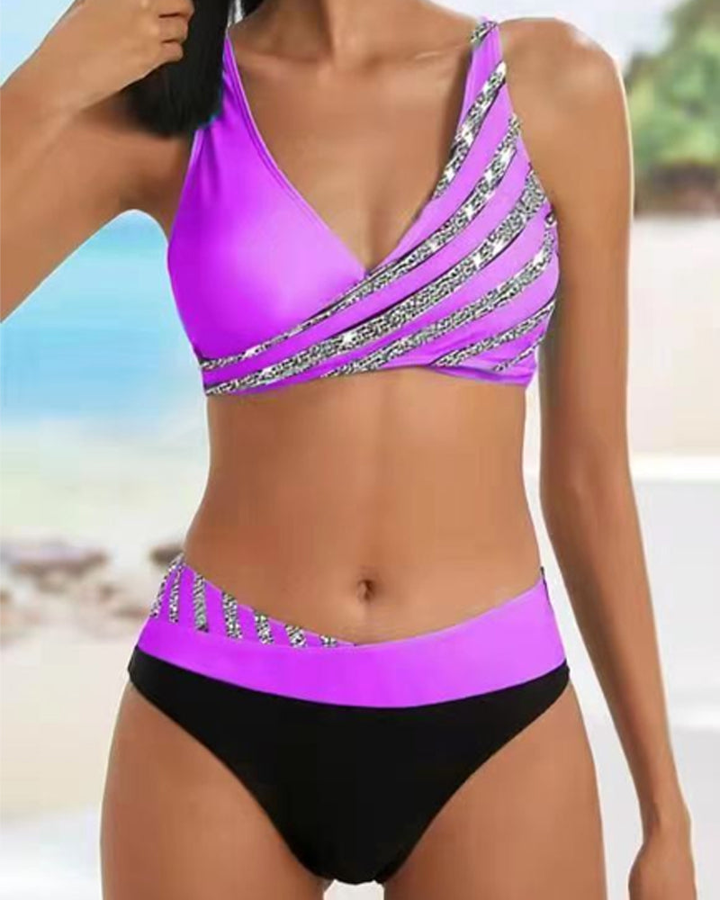 Sofia - Bikini Estampado em Tons Quentes