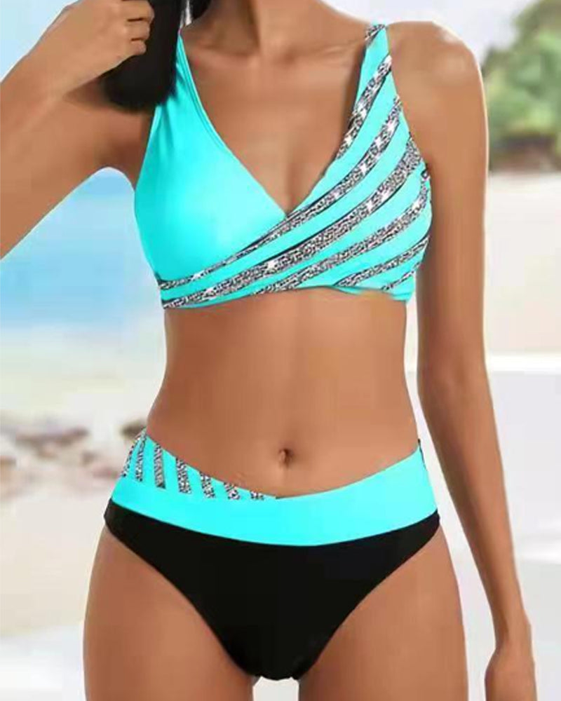 Sofia - Bikini Estampado em Tons Quentes