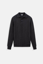 Sweater de Malha Misturada - Relaxada