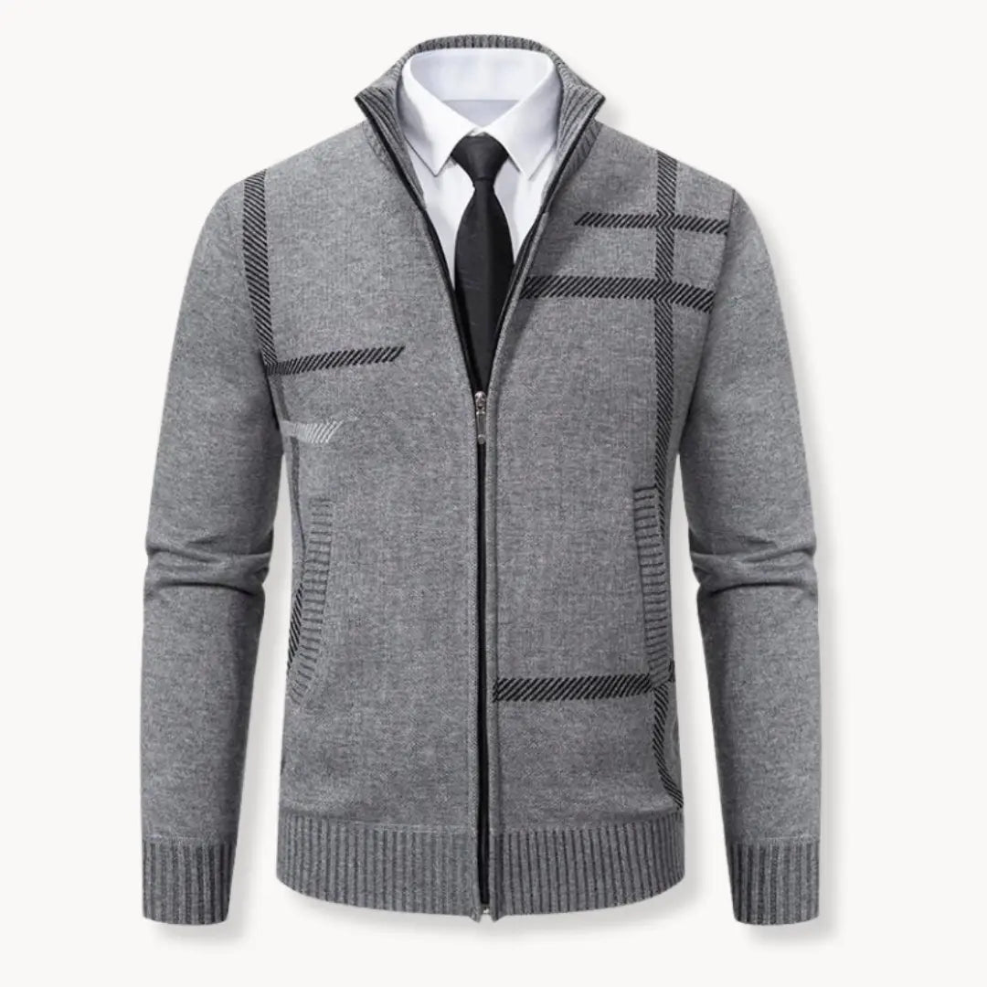 Sweater de Malha - Fecho Frontal Total