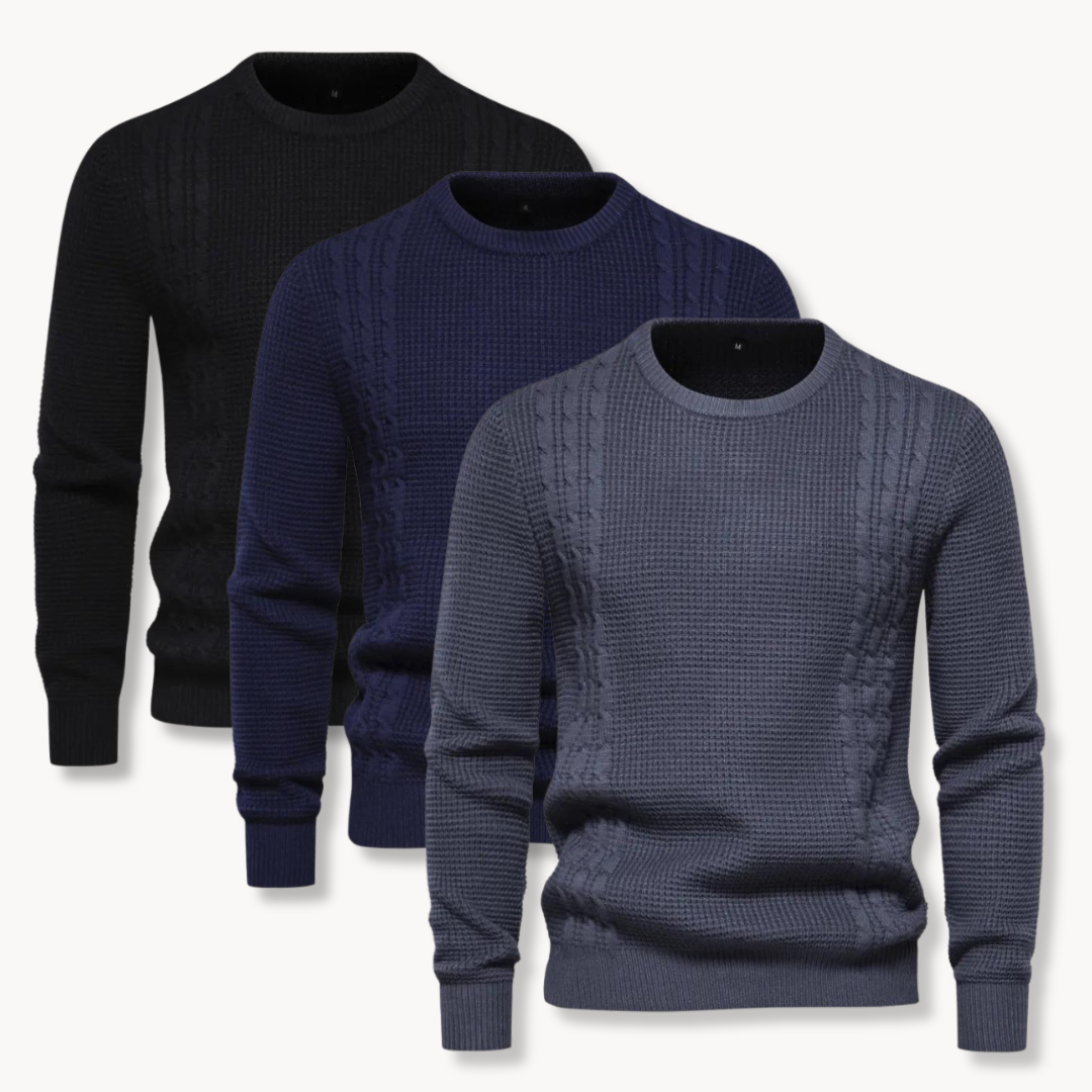 João - Sweater Tricô Patchwork