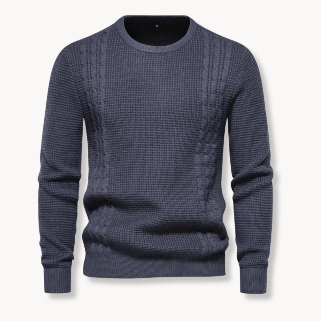 João - Sweater Tricô Patchwork