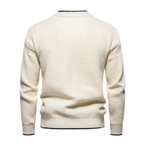 Sweater de Malha - Tecido de Mistura
