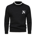 Sweater de Malha - Tecido de Mistura