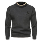 Sweater de Malha - Tecido de Mistura