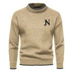 Sweater de Malha - Tecido de Mistura