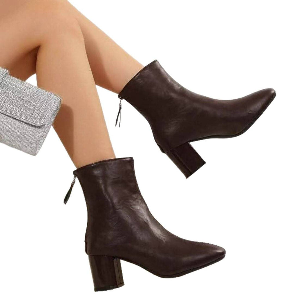 Helena | Botins com salto em bloco