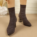 Isabel | Botins meia com salto