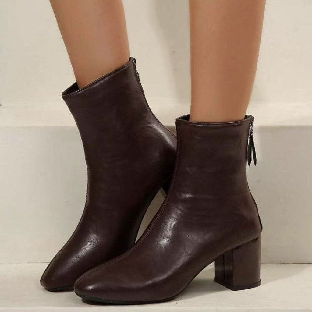 Helena | Botins com salto em bloco