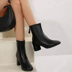 Helena | Botins com salto em bloco