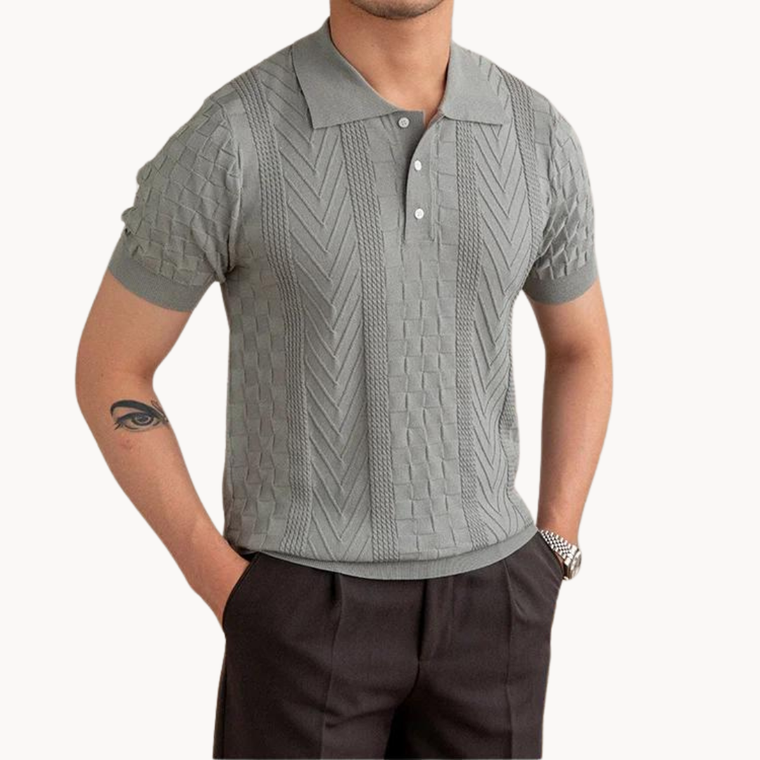 Polo - Mistura Texturizada Jacquard