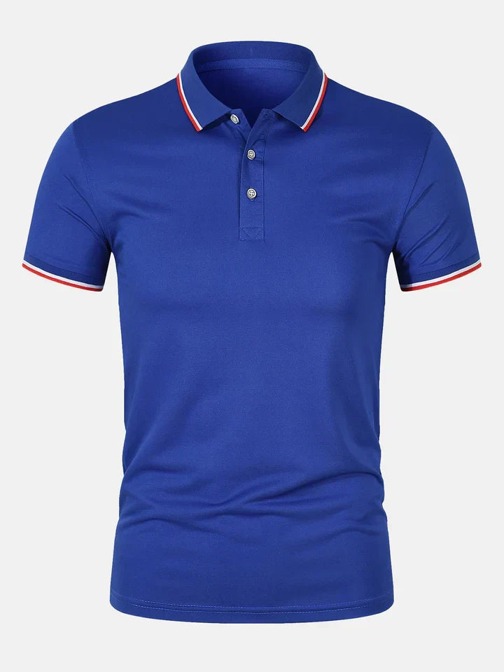 Camisa Polo - Fecho de Botão Malha