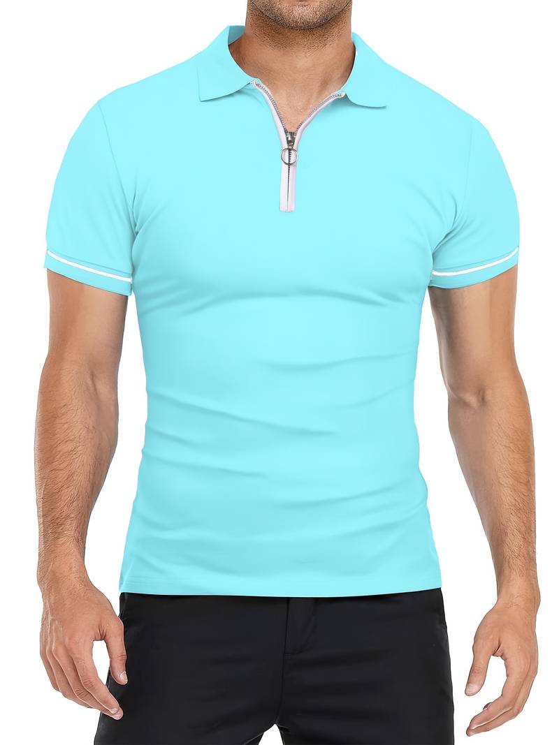 Camisa Polo - Gola com Zíper Respirável
