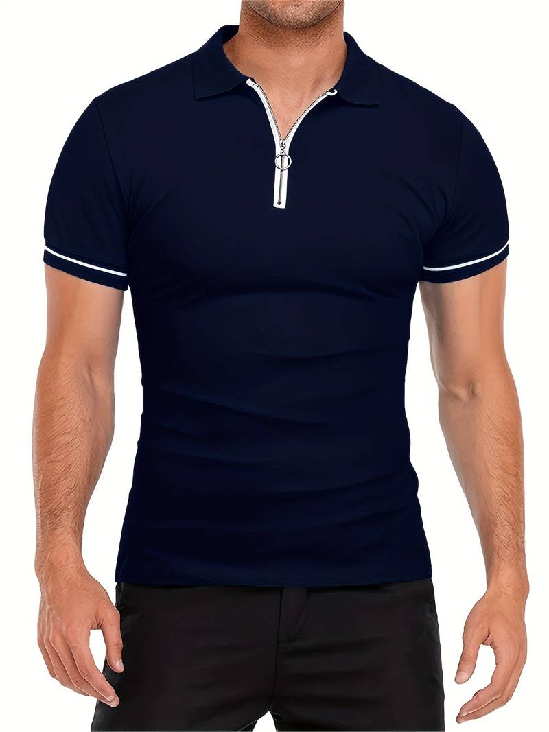 Camisa Polo - Gola com Zíper Respirável