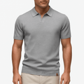 Camisa Polo em Poliéster - Texturada