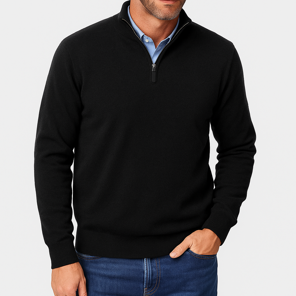 Sweater de Gola Alta - Malha Leve