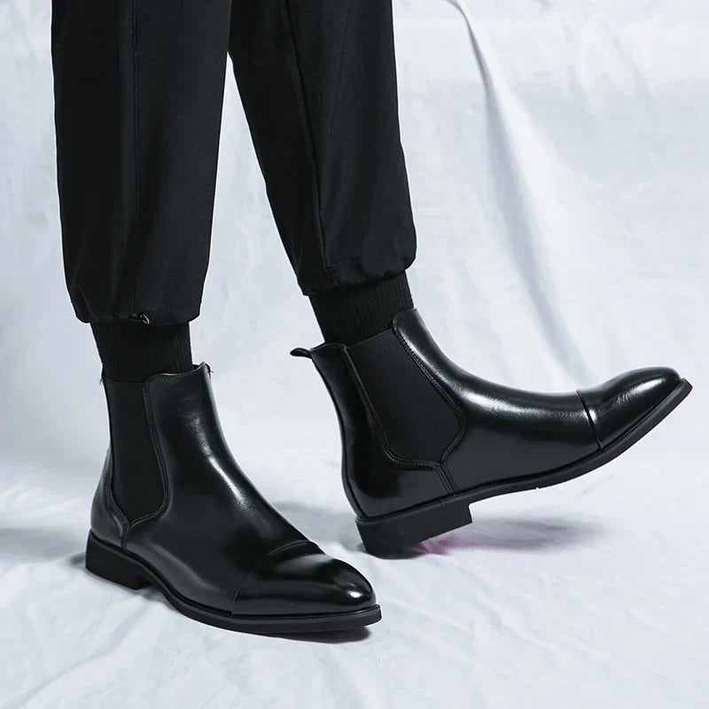 Hugo - Botas Chelsea em Couro
