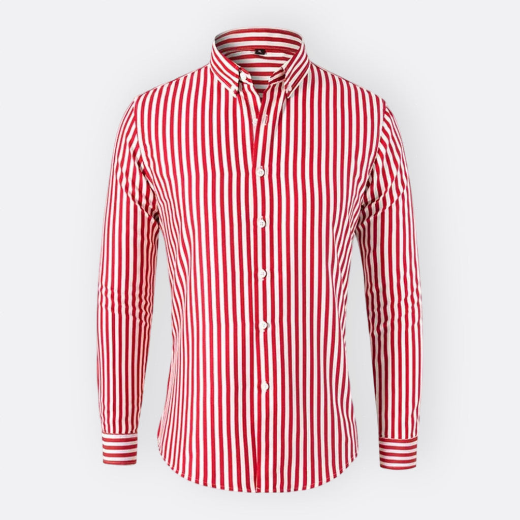 Artur - Camisa Clássica às Riscas