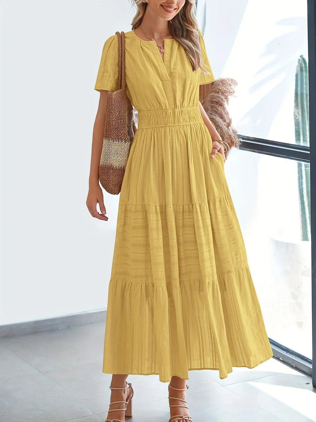 NATALIE™ - VESTIDO ELEGANTE E LISONJANTE