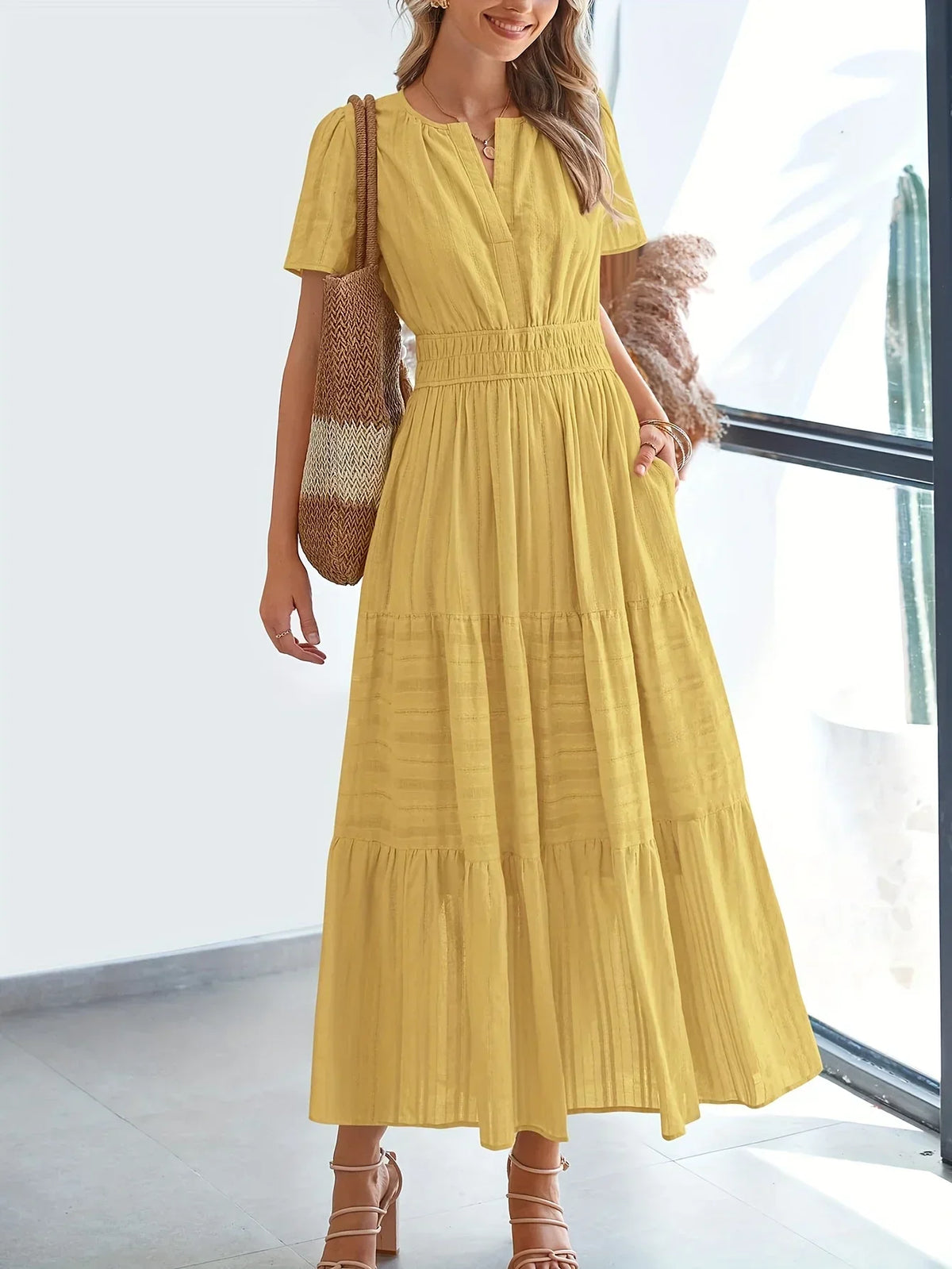 NATALIE™ - VESTIDO ELEGANTE E LISONJANTE