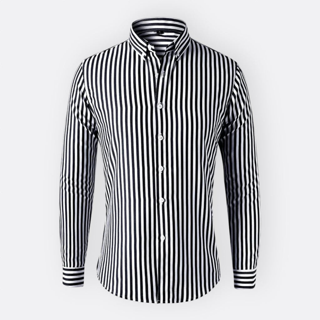 Artur - Camisa Clássica às Riscas