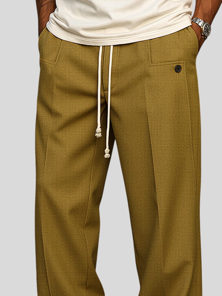 Edgar - Calças Masculinas Elegantes com Corda